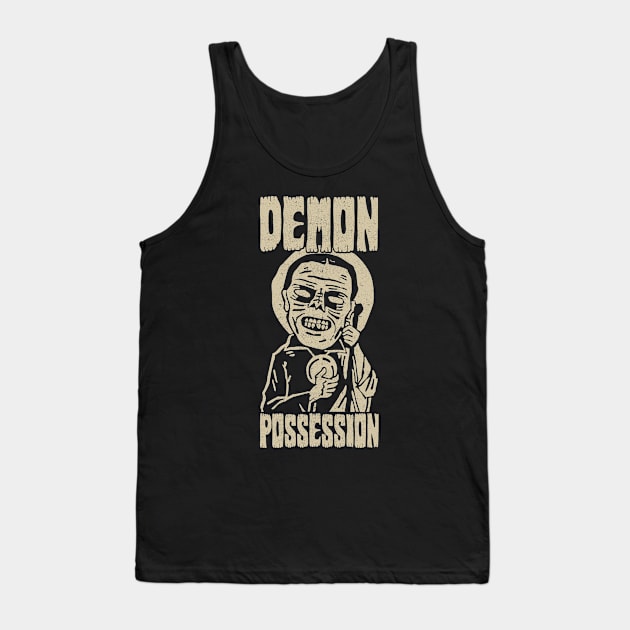 Demon Possession Vintage Halloween Tank Top by BOEC Gear